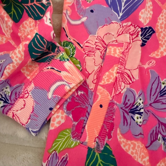 NWTs: Lilly Pulitzer Pink Floral Kids Dress - Picture 2 of 4